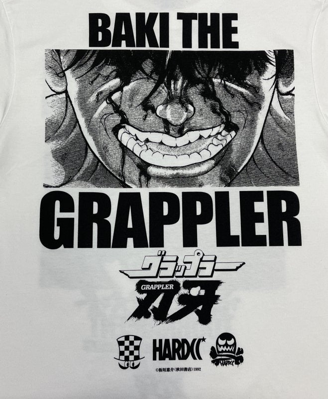 グラップラー刃牙・範馬刃牙 (脳内麻薬ホワイト) Tシャツ – プロレス専門店バックドロップ