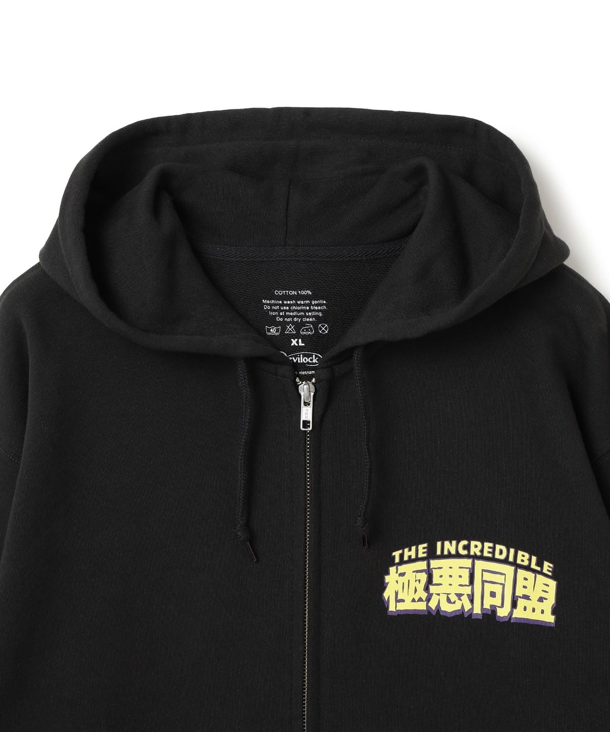 【バックドロップ限定】 極悪同盟 x DEVILOCK ジップパーカー Designed by GOCCODO