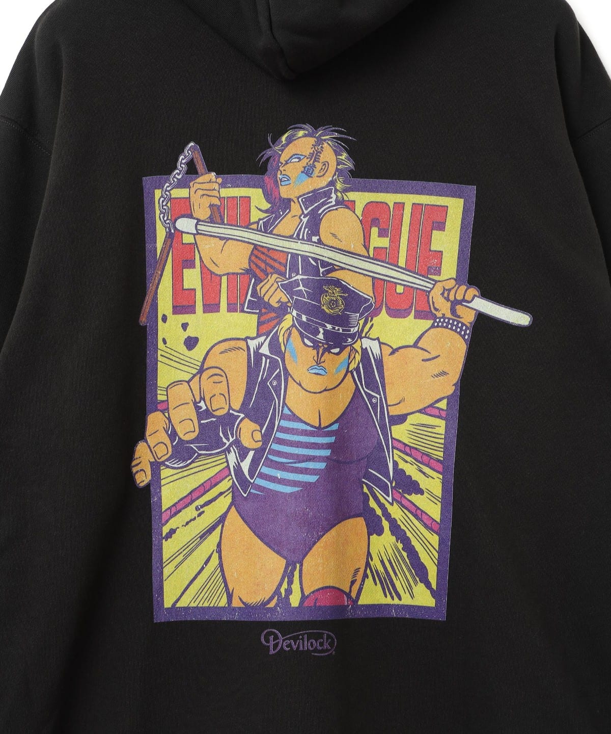 【バックドロップ限定】 極悪同盟 x DEVILOCK ジップパーカー Designed by GOCCODO