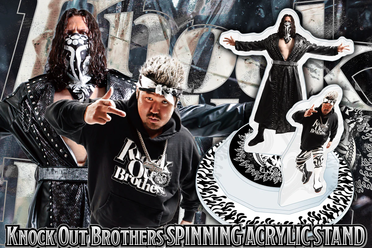 Knock Out Brothers スピニング アクリルスタンド
