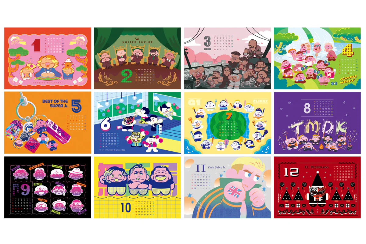 2026年 新日本プロレス カレンダー(卓上タイプ A5サイズ) – プロレス 2026年 新日本プロレス カレンダー(卓上タイプ A5サイズ) – プロレス