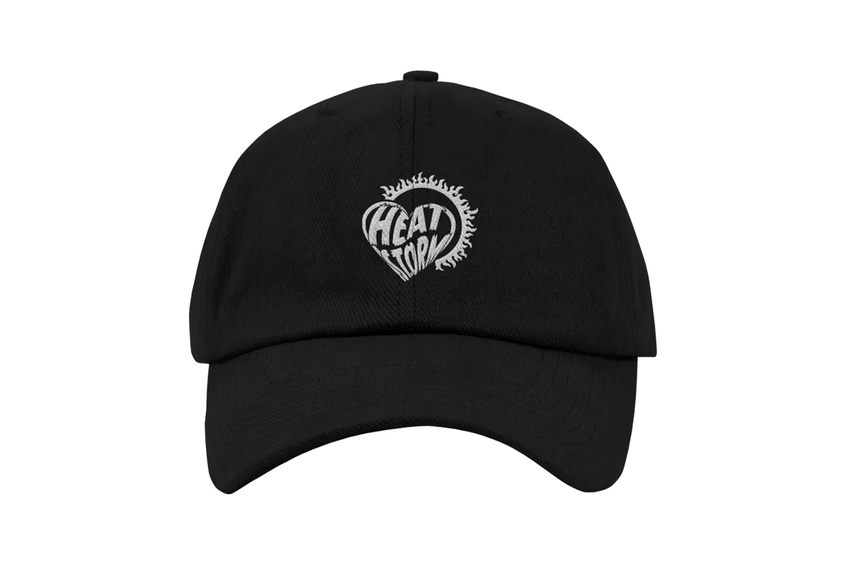 上村優也「HEAT STORM」ローキャップ（ヴィンテージブラック）