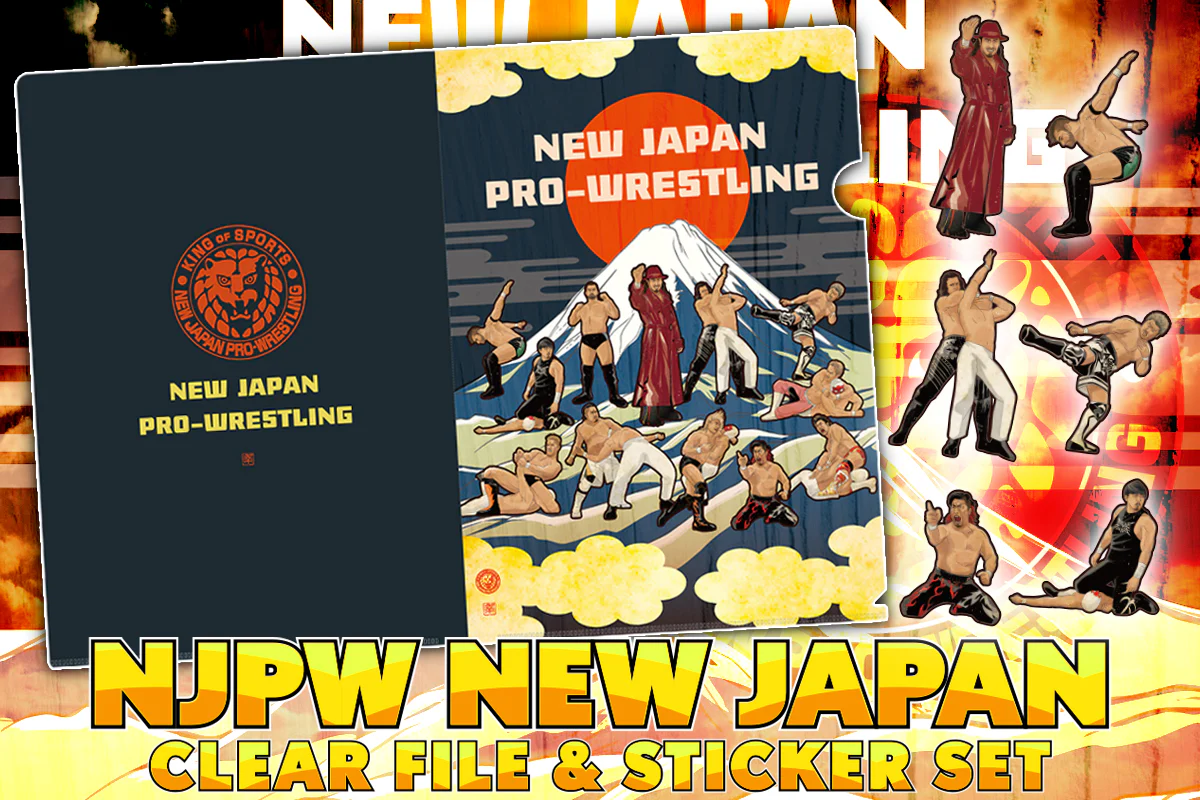 NEW JAPAN PAINTING」クリアファイル＆フレークシールセット(太陽と