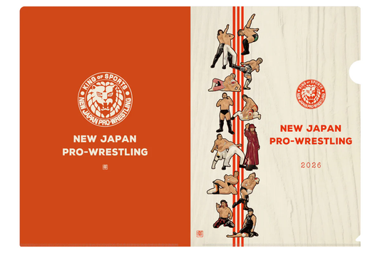 「NEW JAPAN PAINTING」クリアファイル＆フレークシールセット(紅白)