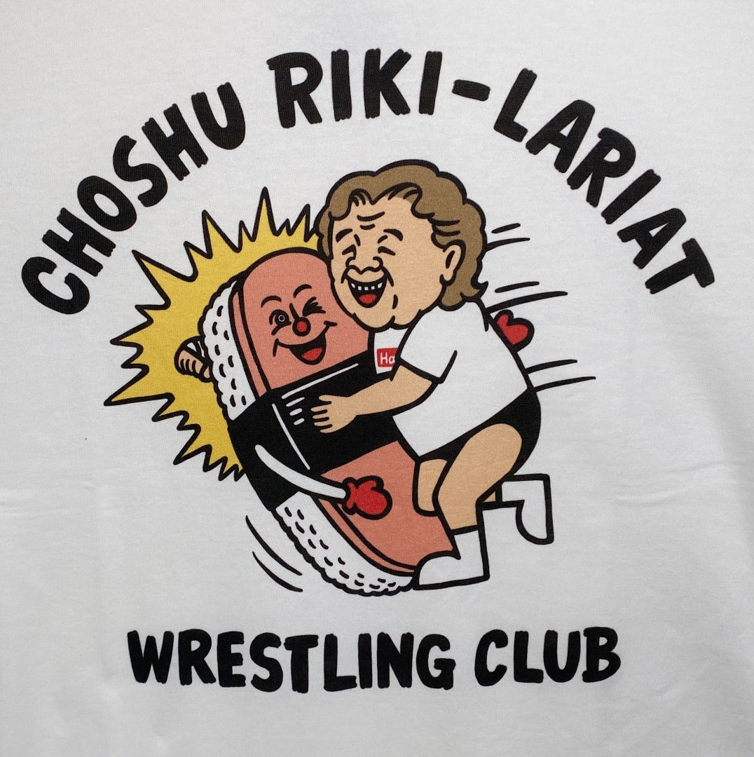 長州力 Choshu Riki-Laliat Wrestling Club Tシャツ (ホワイト)