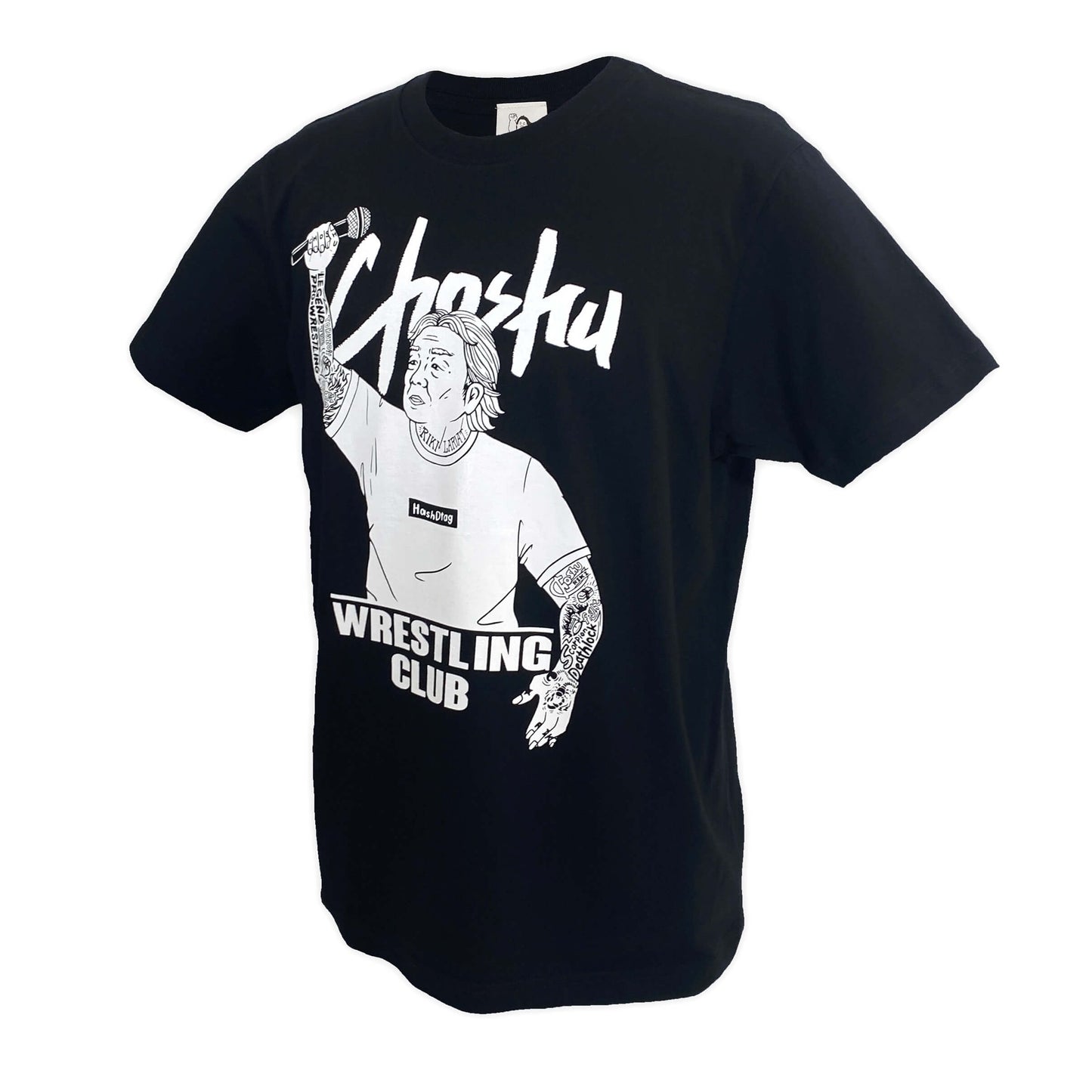 長州力 Choshu Wrestling Club 半袖Tシャツ (ブラック)