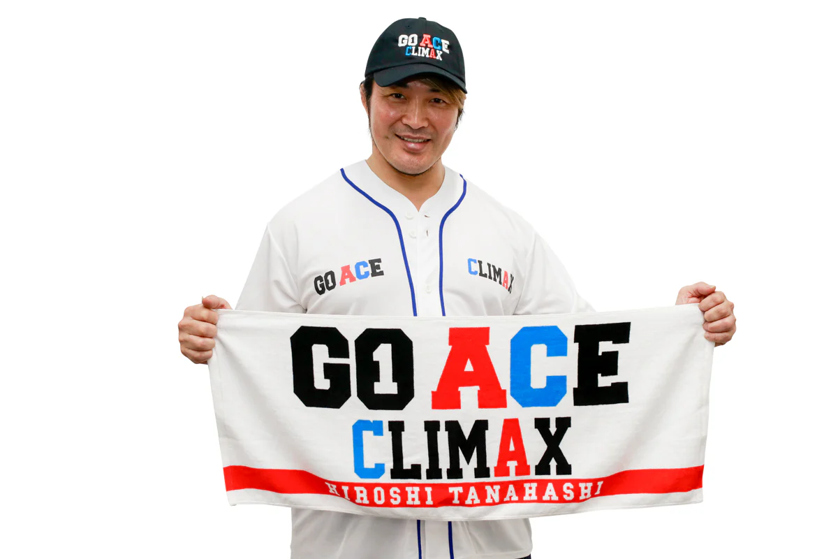 棚橋弘至「GO ACE CLIMAX」フェイスタオル – プロレス専門店