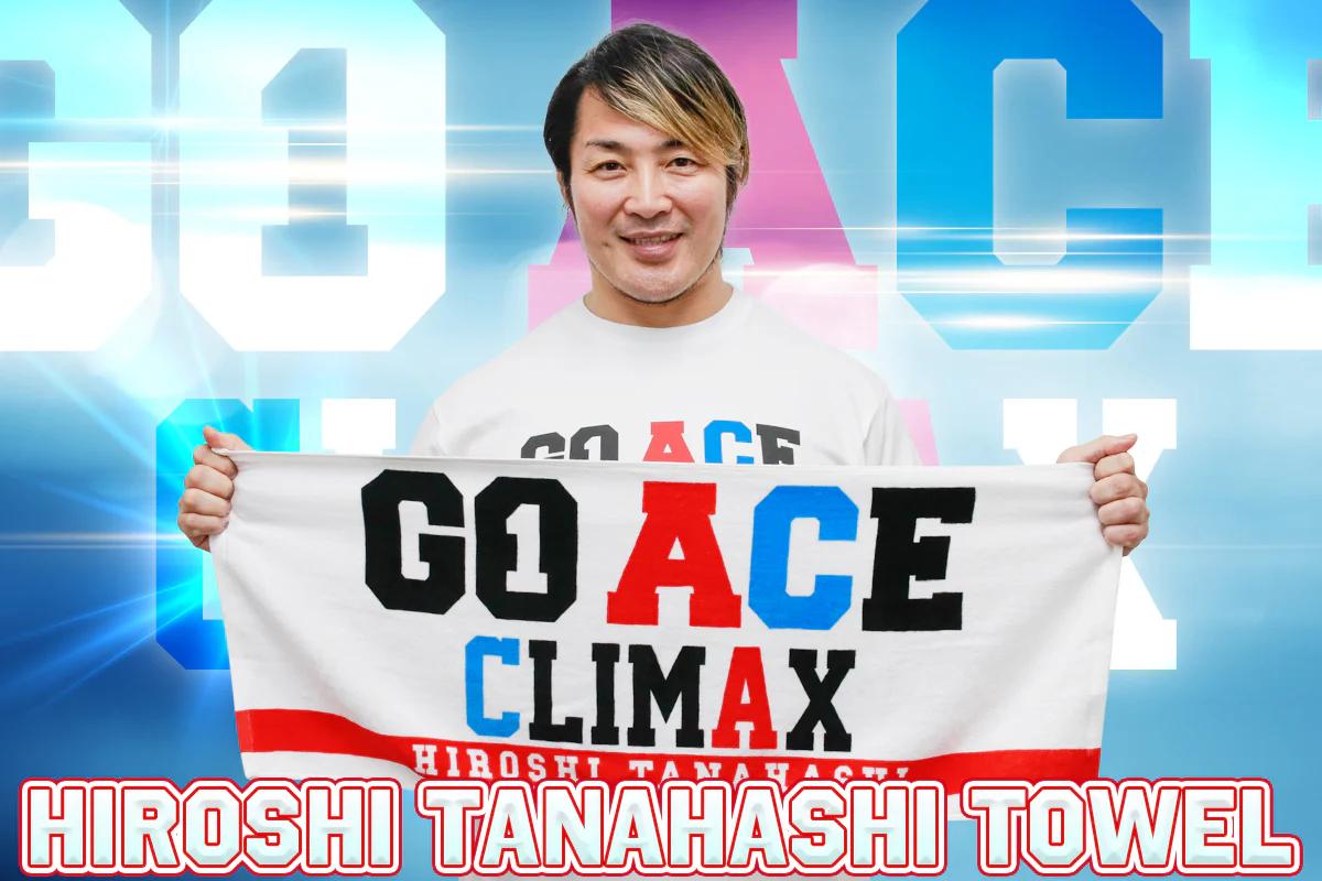棚橋弘至　ビゲストタオル　新日本プロレス 棚橋弘至「棚橋社長」フェイスタオル [新日本プロレスリング