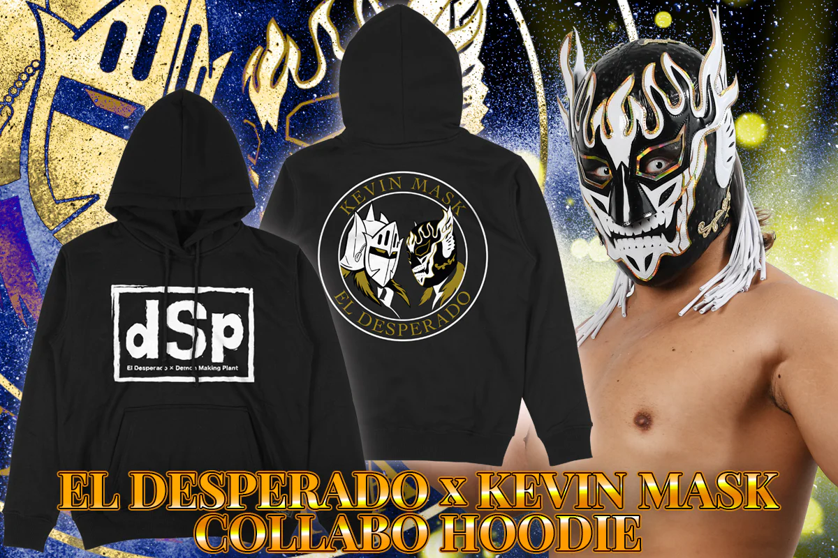 キン肉マン二世コラボ エル・デスペラード&ケビンマスク プルオーバー キン肉マン二世コラボ エル・デスペラード&ケビンマスク プルオーバー