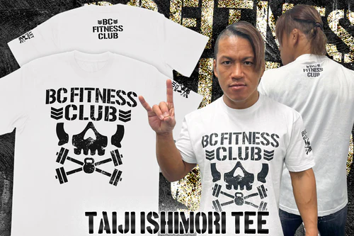 石森太二「BC FITNESS CLUB」Tシャツ（ホワイト）