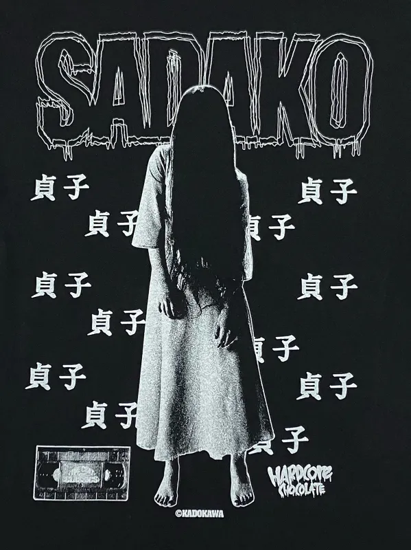 貞子/ロングスリーブTシャツ（呪いブラック）