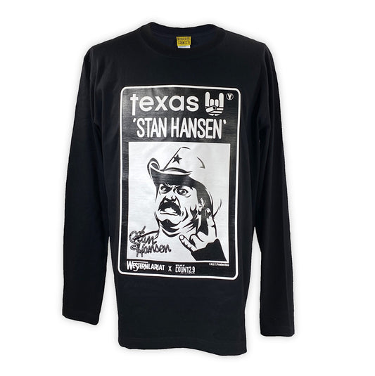 スタンハンセン × Count2.9 ロングスリーブTシャツ (ブラック)