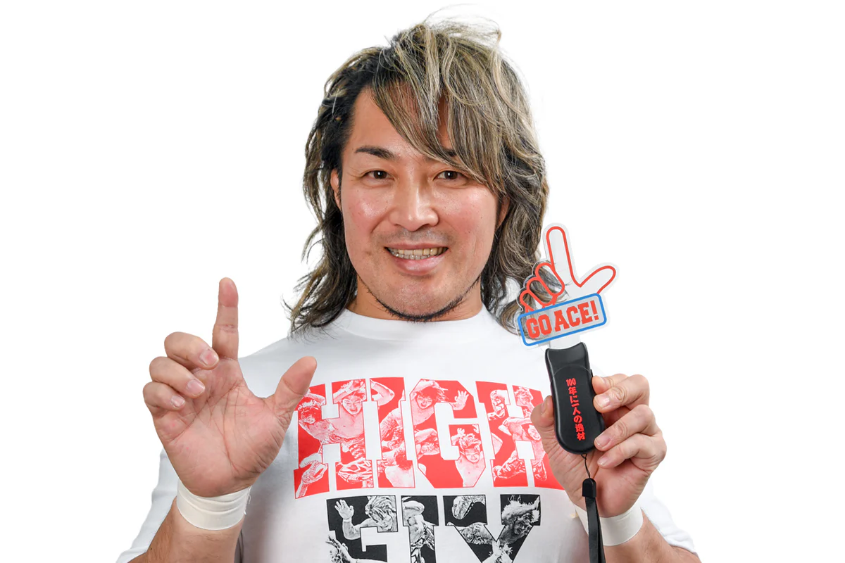 棚橋弘至「GO ACE！」ダイカットアクリルペンライト（100年に一人の