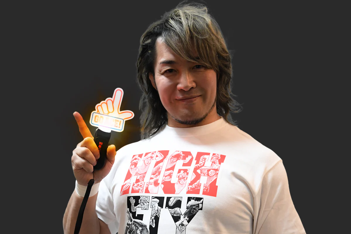 棚橋弘至「GO ACE！」ダイカットアクリルペンライト（100年に一人の逸材）