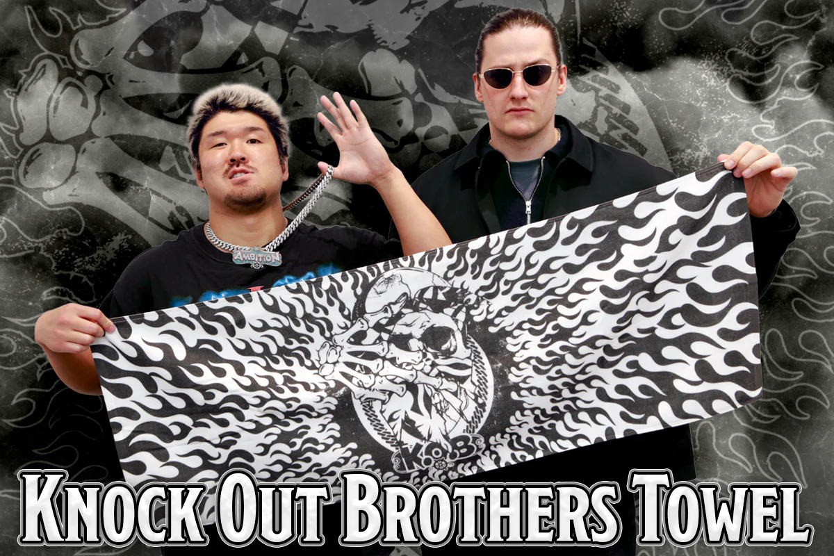 Knock Out Brothers「K.O.B SYMBOL MARK」スポーツタオル