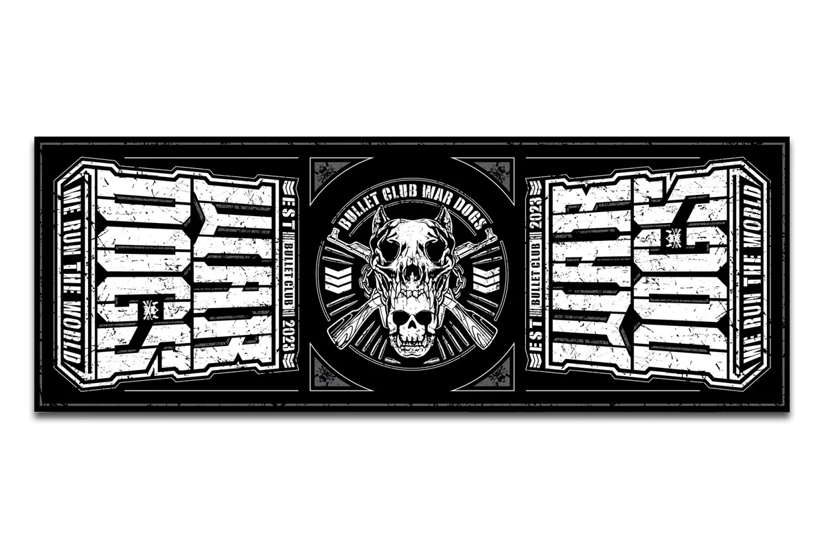 BULLET CLUB WAR DOGS「WE RUN THE WORLD」スポーツタオル