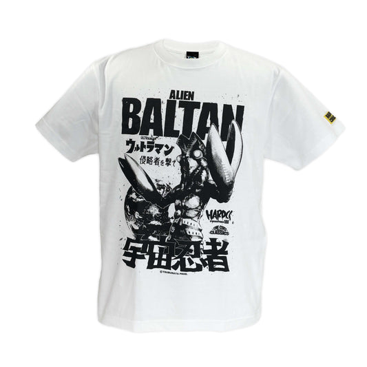 バルタン星人 Tシャツ (白色破壊ホワイト)