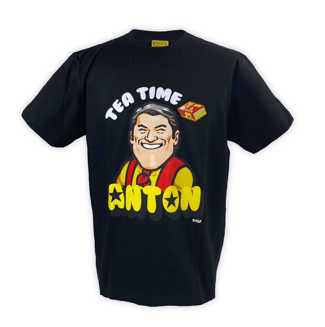 アントニオ猪木 ANTON TEA TIME Tシャツ (ブラック)