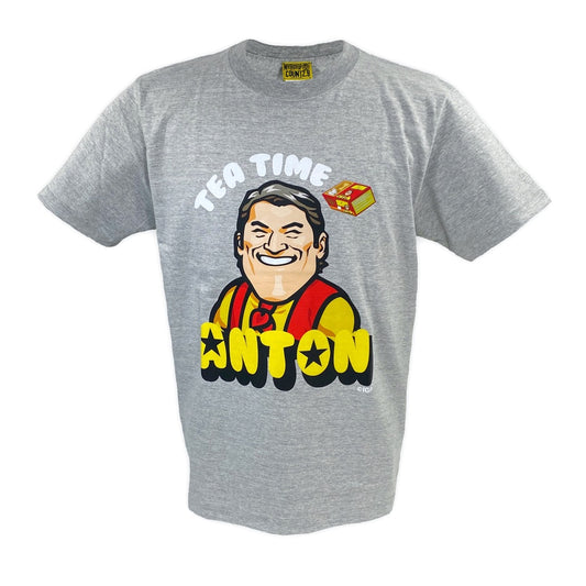 アントニオ猪木 ANTON TEA TIME Tシャツ (グレー)
