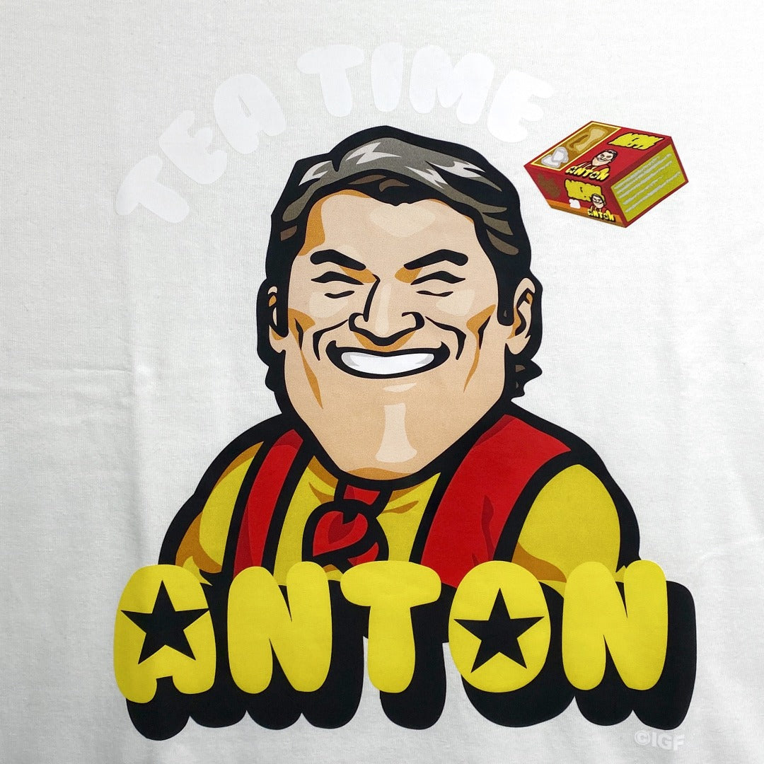 アントニオ猪木 ANTON TEA TIME Tシャツ (ホワイト)