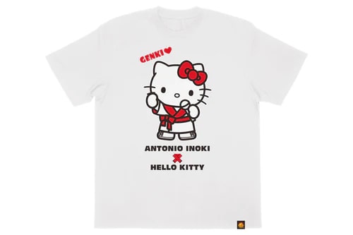 アントニオ猪木×ハローキティ コラボTシャツ (ホワイト)