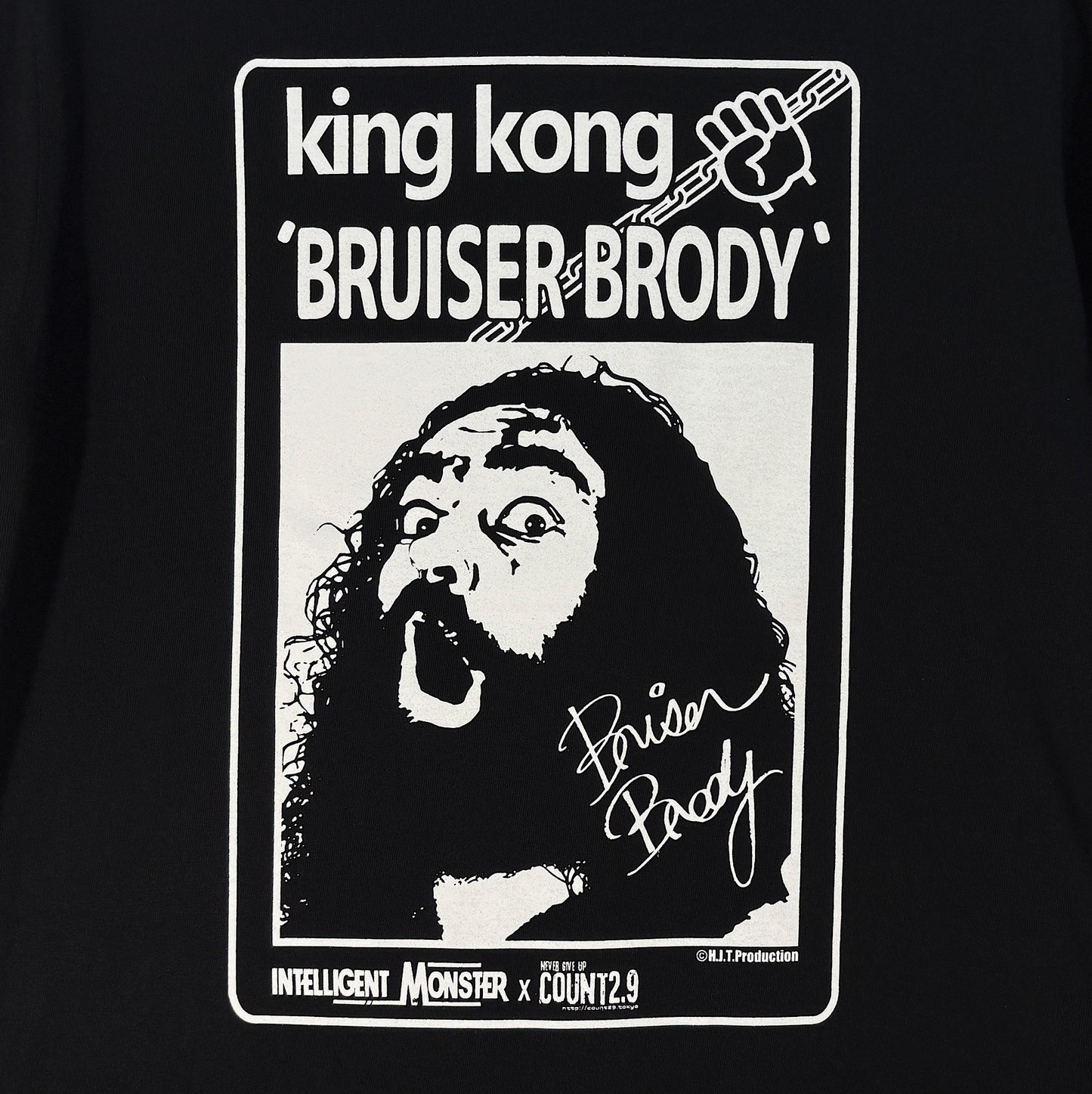 ブルーザー・ブロディ × Count2.9 コラボTシャツ(ブラック)