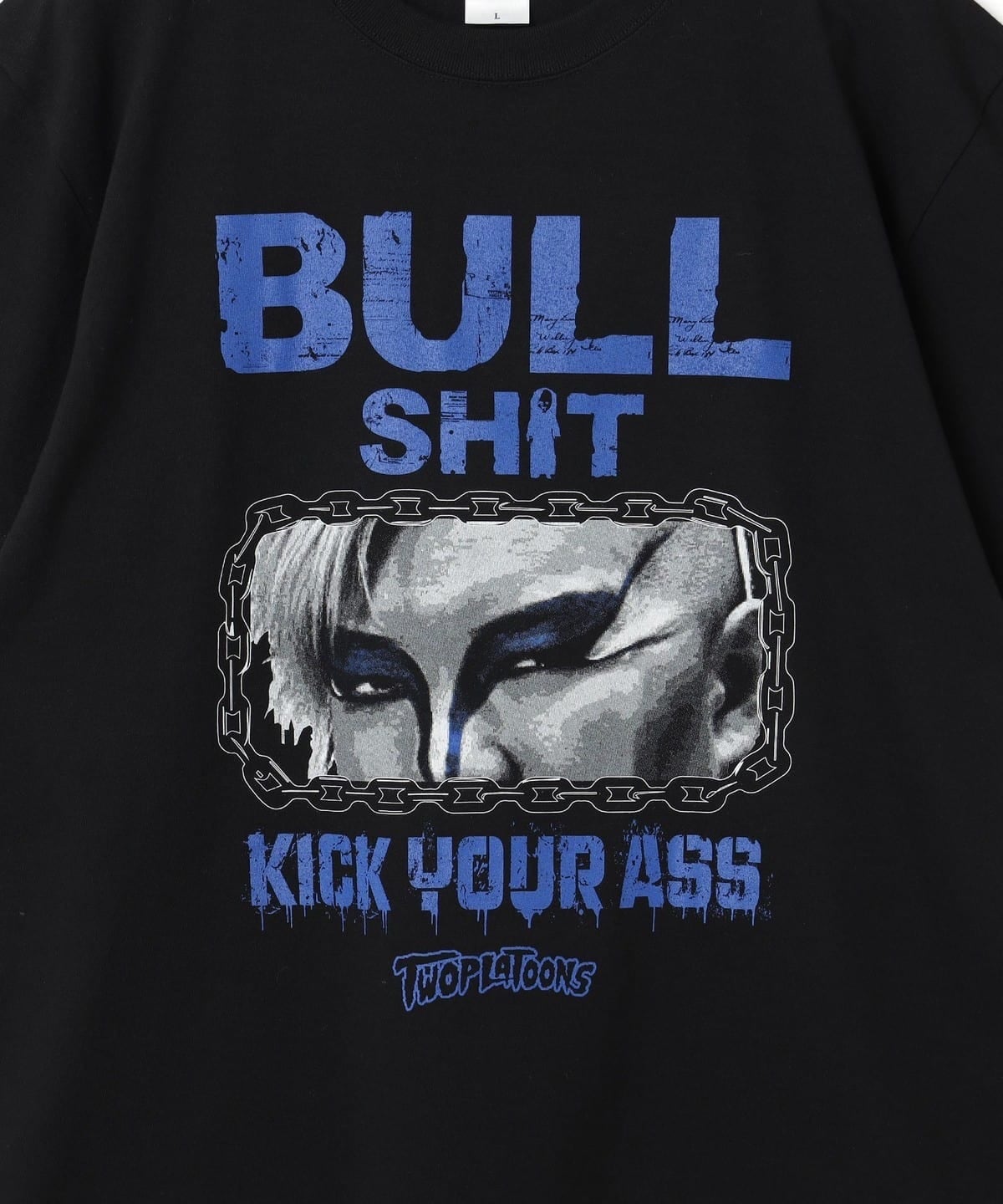 TWOPLATOONS × ブル中野 コラボレーション-T / BLACK – プロレス専門店