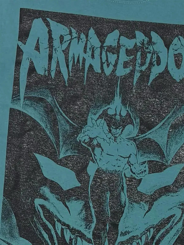 デビルマン 最終決戦（200万年ヘイジーグリーン）　Tシャツ