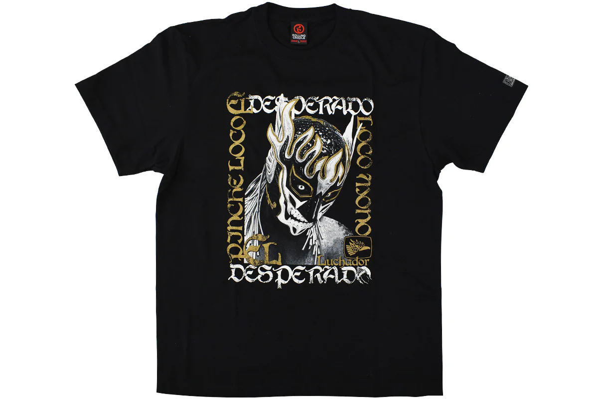 エル・デスペラード×ROLLING CRADLE コラボTシャツ（ブラック×ホワイト）