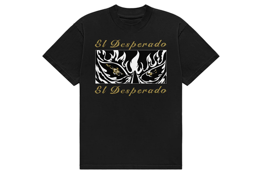 エル・デスペラード × 田中かえ コラボTシャツ（ブラック・2026）