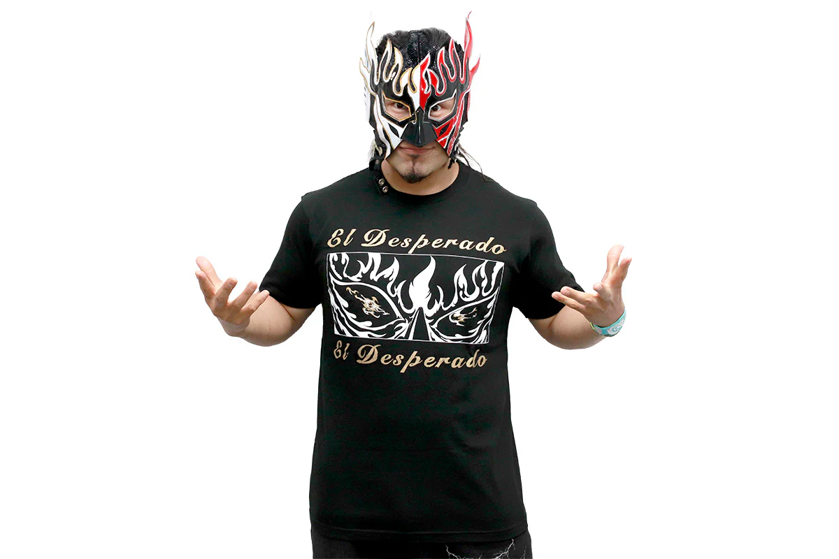 エル・デスペラード × 田中かえ コラボTシャツ（ブラック・2026