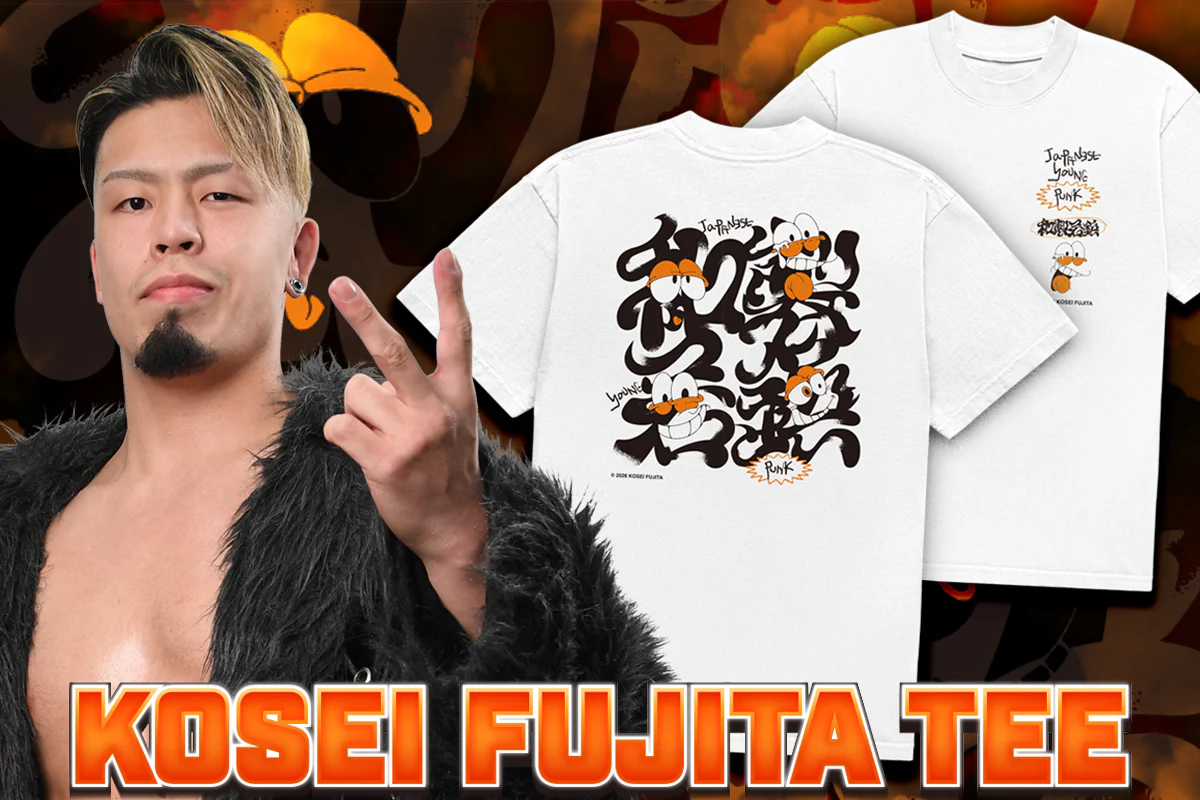 藤田晃生「和製若鋲」Tシャツ – プロレス専門店バックドロップ