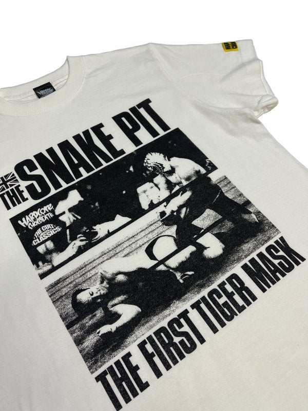 初代タイガーマスク THE SNAKE PIT Tシャツ (ヨーロピアン・バニラホワイト)