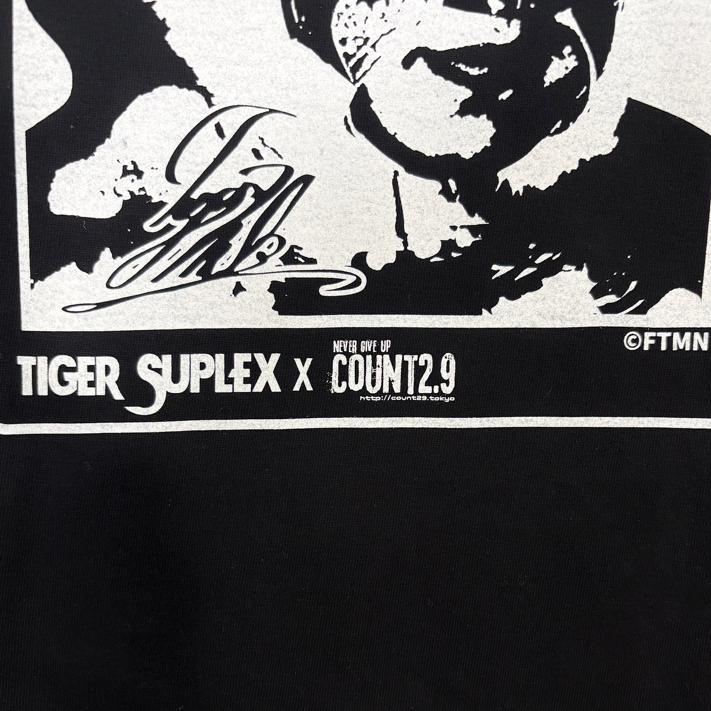 初代タイガーマスク ｘ Count2.9 コラボTシャツ(ブラック)