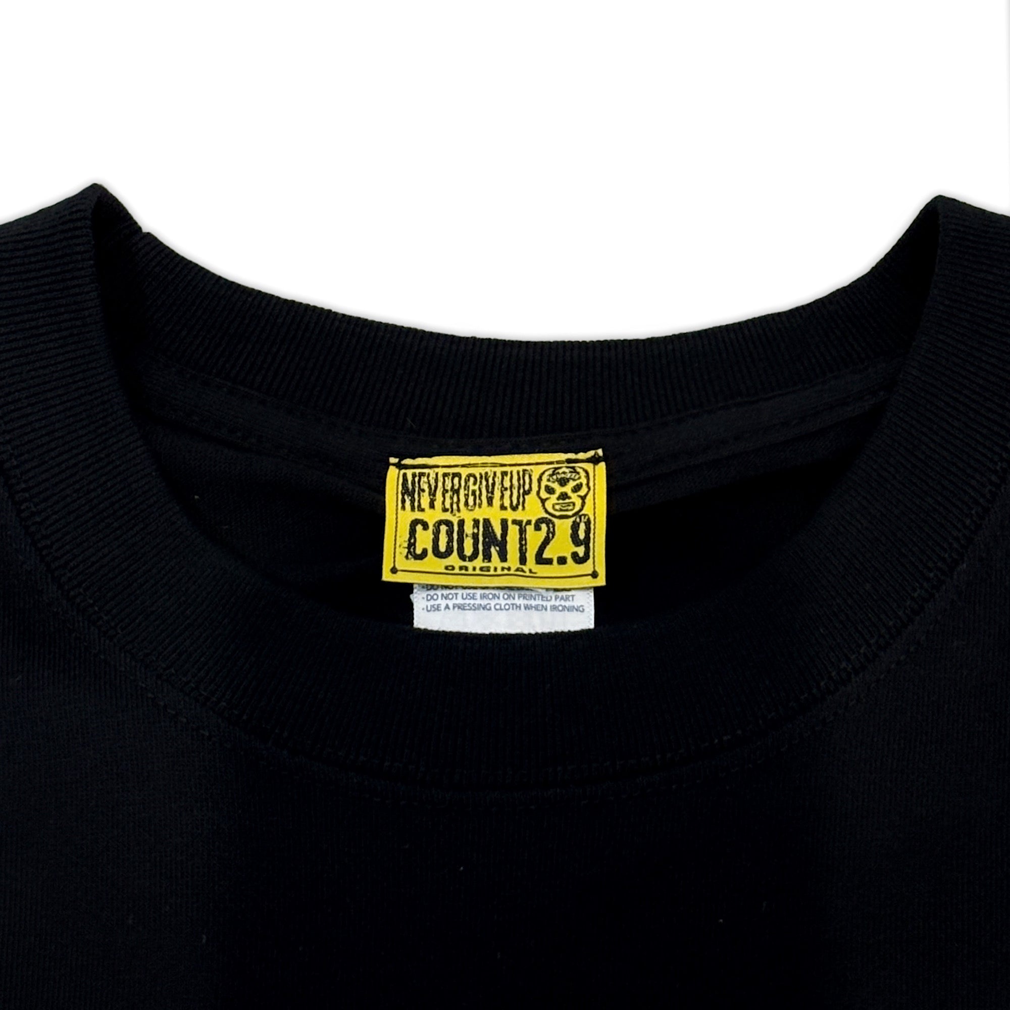 初代タイガーマスク x Count2.9 コラボTシャツ(ブラック) – プロレス