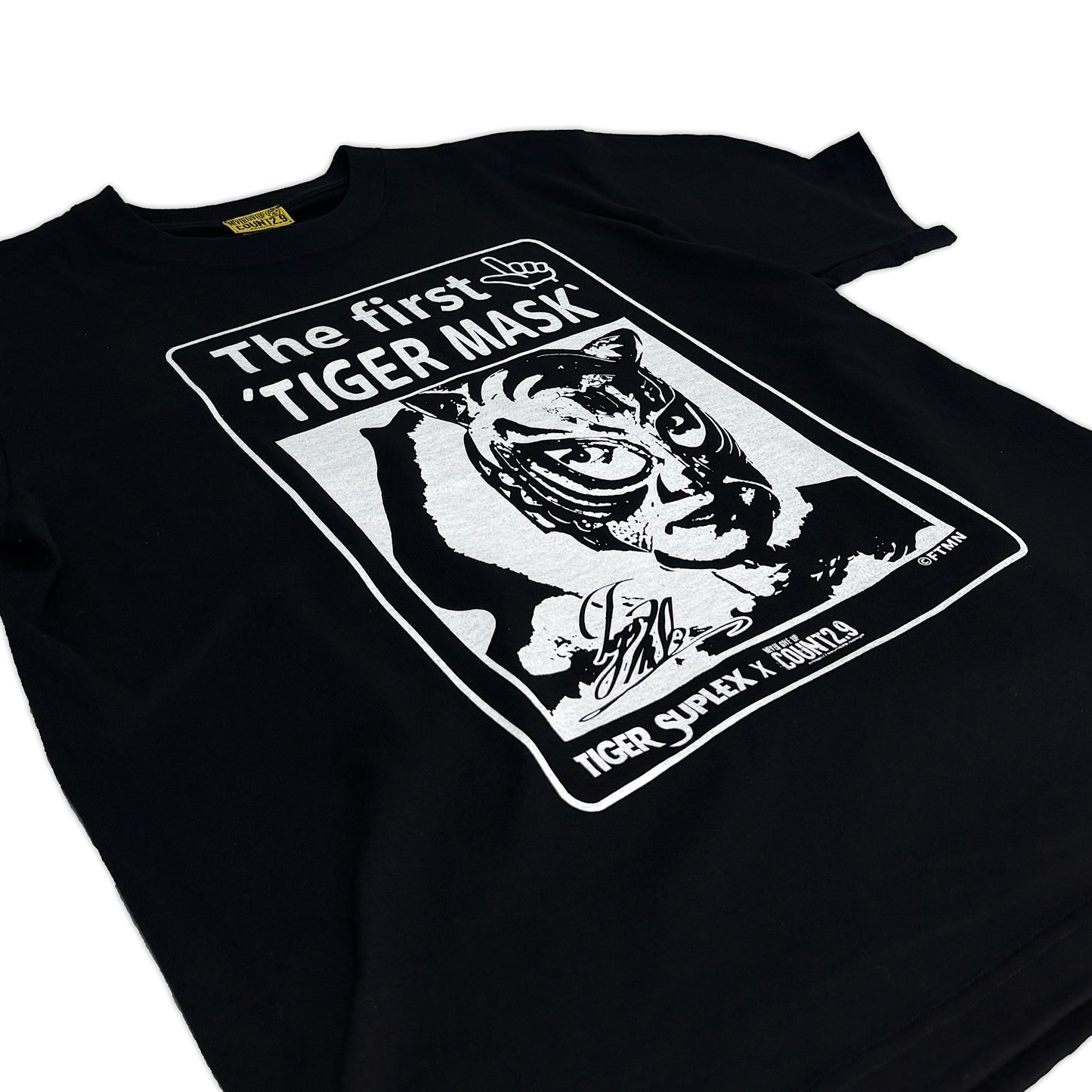 初代タイガーマスク ｘ Count2.9 コラボTシャツ(ブラック)