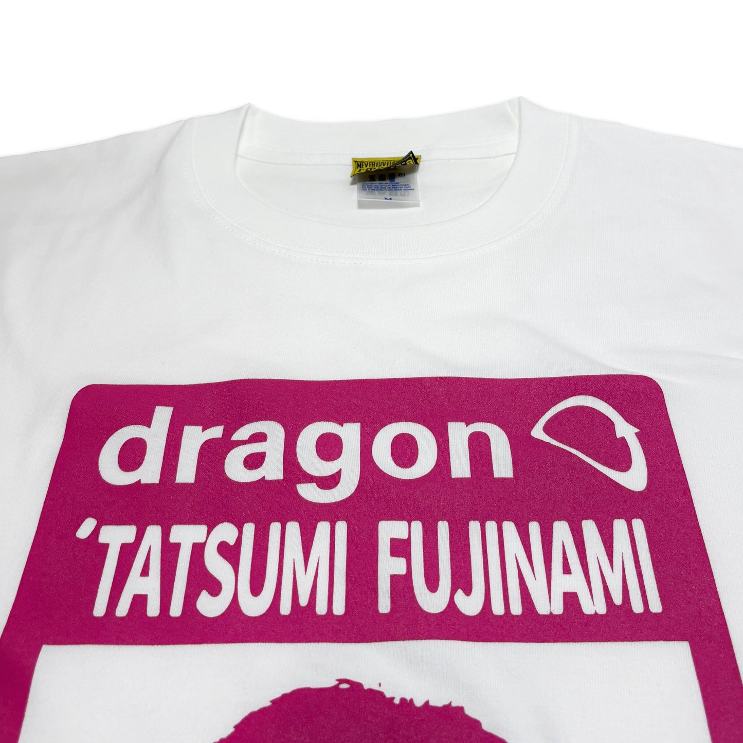 DRAGON 藤波辰爾xCount2.9 コラボ Tシャツ(ホワイト/ピンク)
