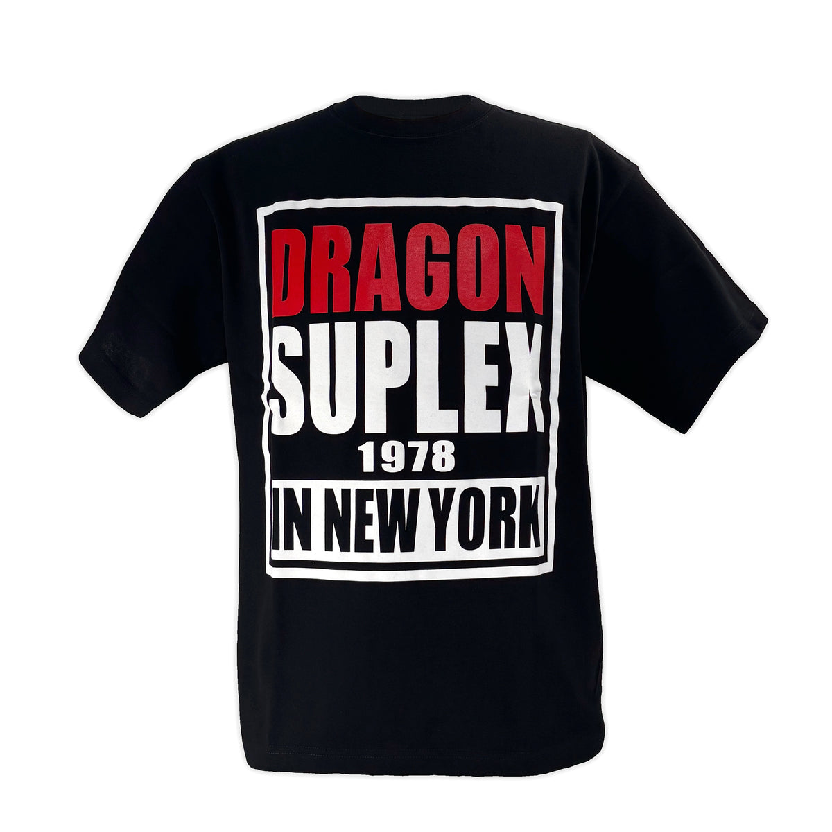 藤波辰爾ｘCount2.9 Dragon Suplex in NY Tシャツ(ブラック)
