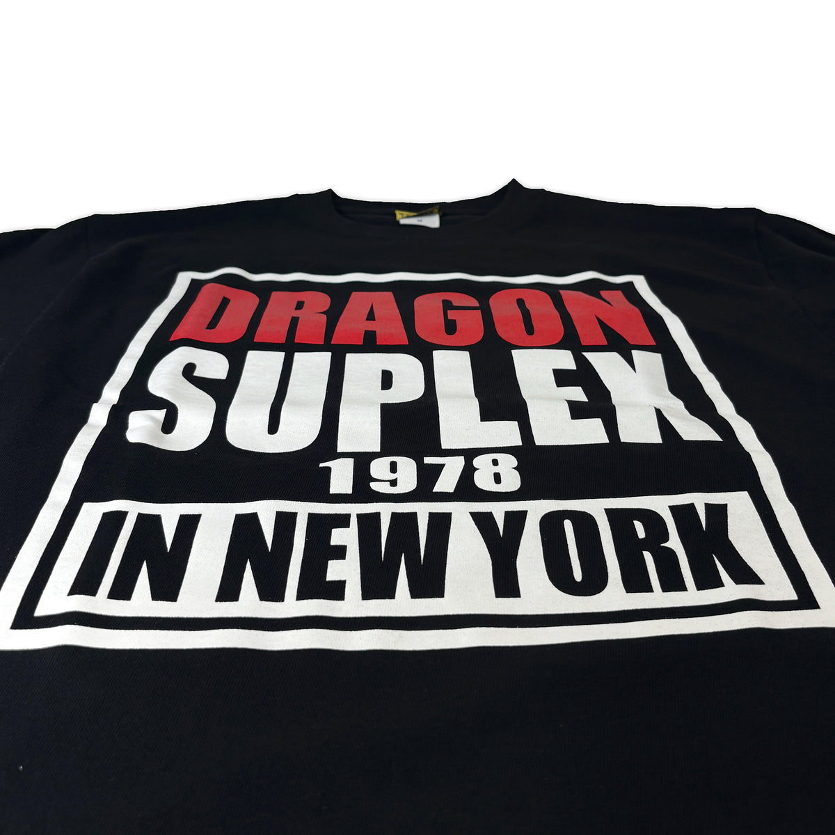 藤波辰爾ｘCount2.9 Dragon Suplex in NY Tシャツ(ブラック)