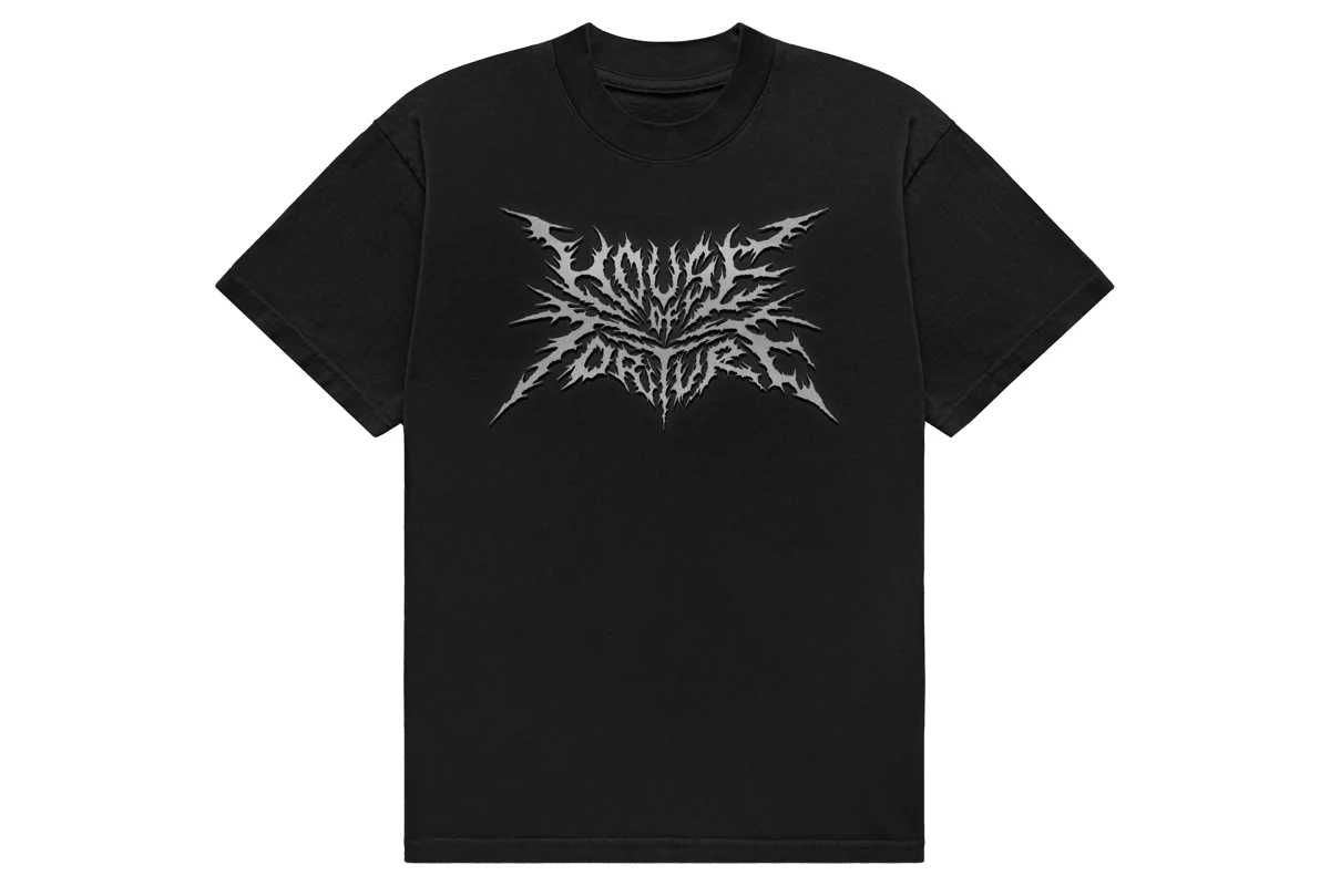HOUSE OF TORTURE Tシャツ（2025・ブラック×シルバー）