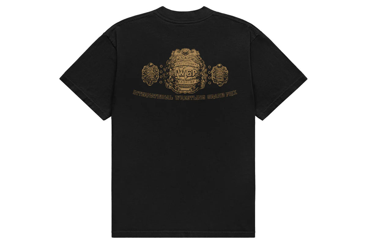 IWGP Tシャツ（ブラック×ゴールド）