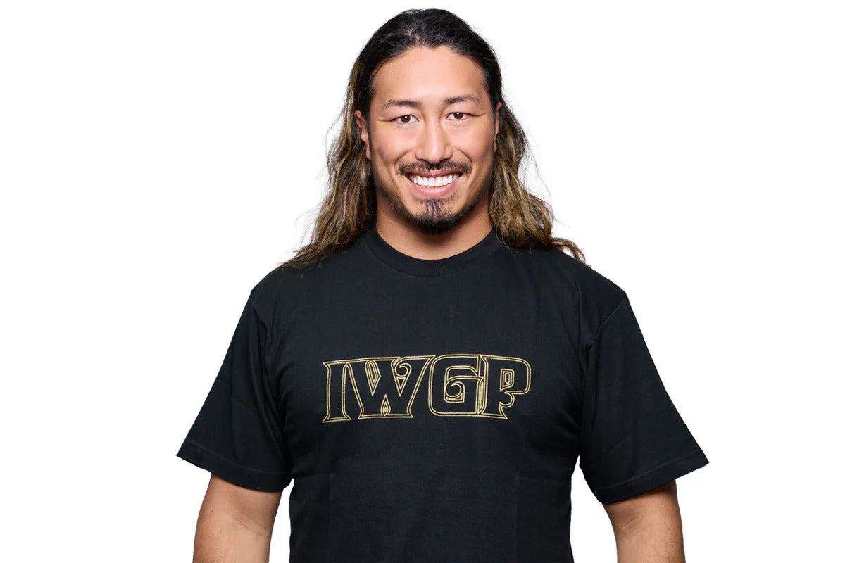 IWGP Tシャツ（ブラック×ゴールド）