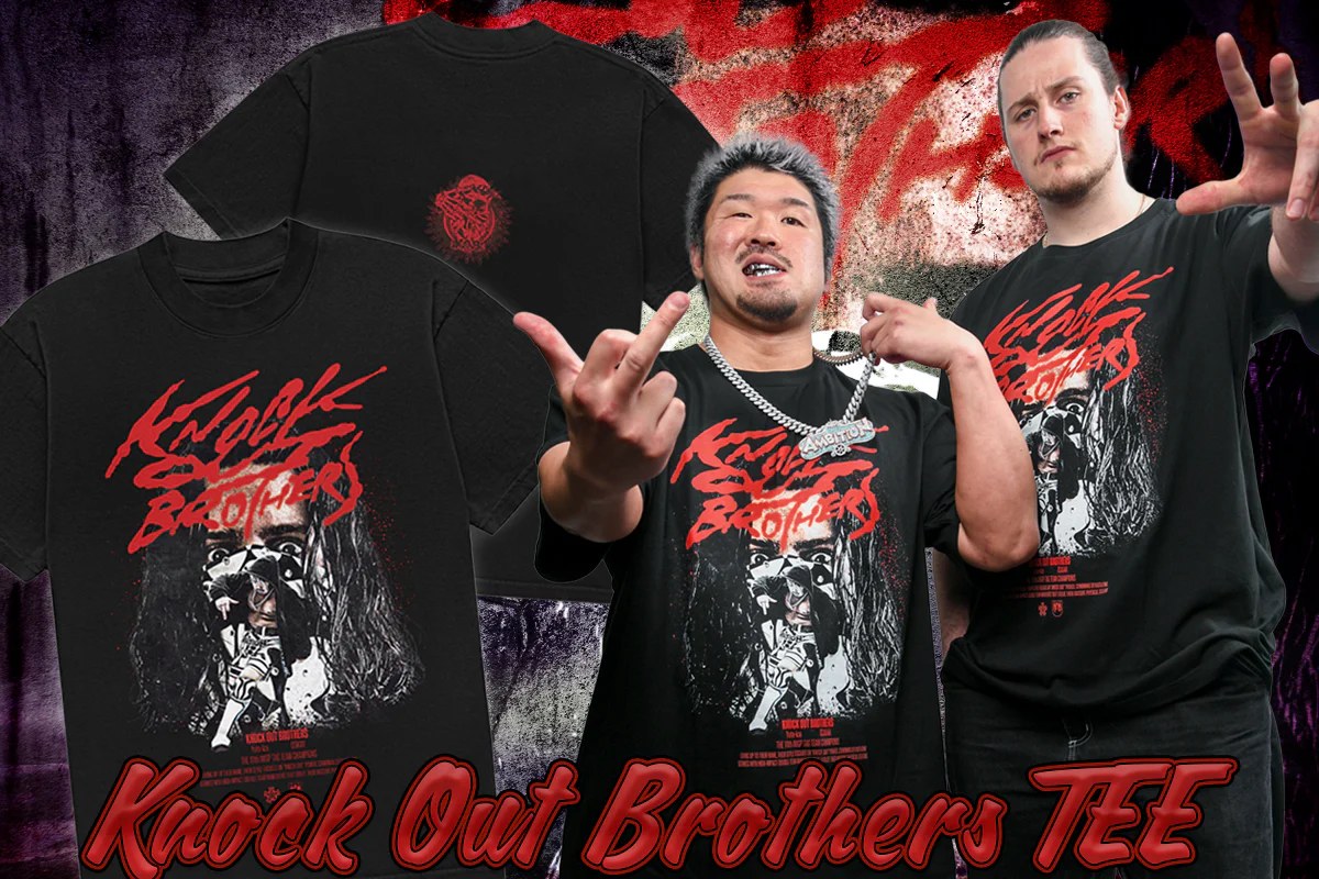 Knock Out Brothers「K.O.B MOVIE POSTER」Tシャツ – プロレス専門店