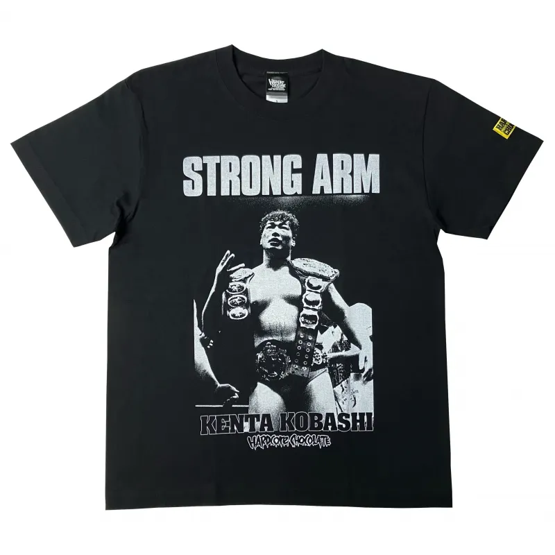 小橋建太 STRONG ARM（鉄人ブラック）Tシャツ