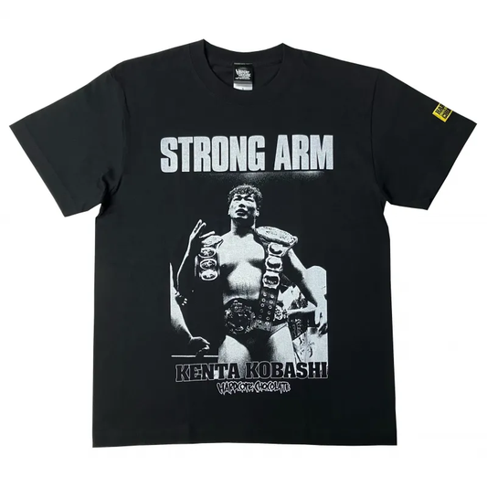 小橋建太 STRONG ARM（鉄人ブラック）Tシャツ