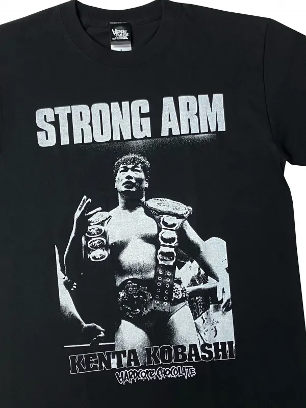 小橋建太 STRONG ARM（鉄人ブラック）Tシャツ