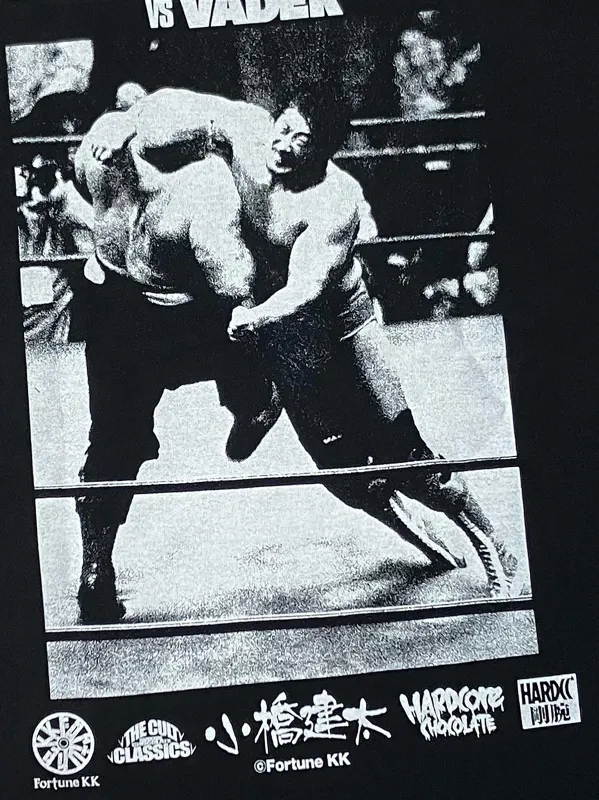 小橋建太 STRONG ARM（鉄人ブラック）Tシャツ