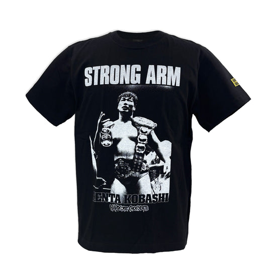 小橋建太 STRONG ARM（鉄人ブラック）Tシャツ