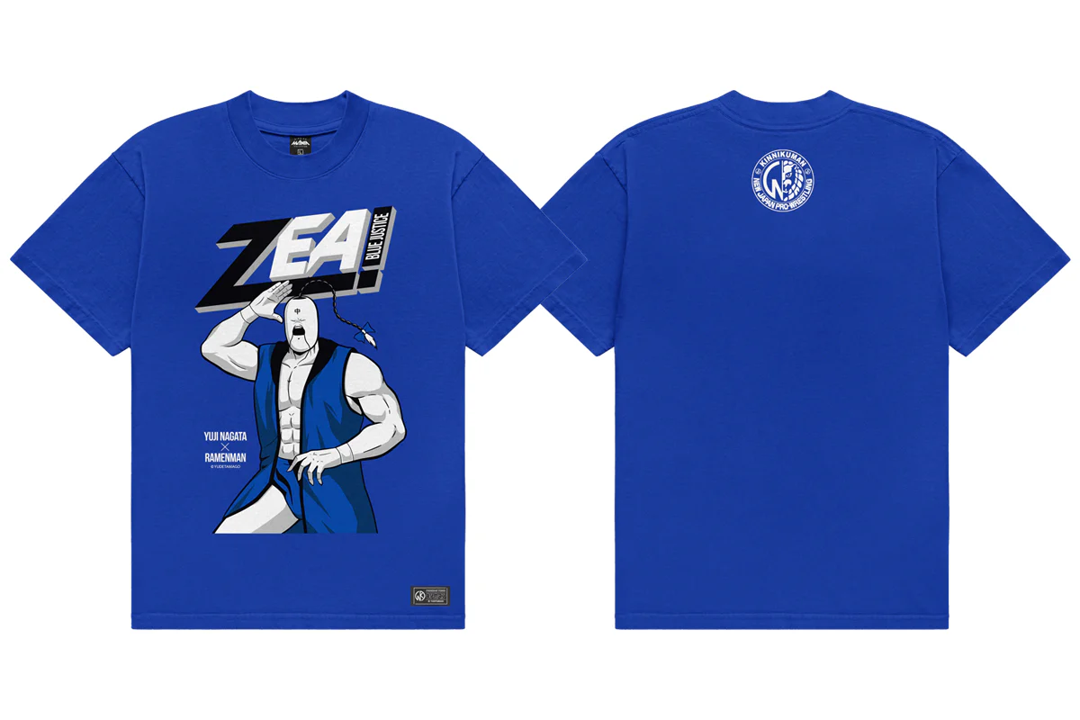 キン肉マンコラボ 永田裕志×ラーメンマン Tシャツ（ZEA!）