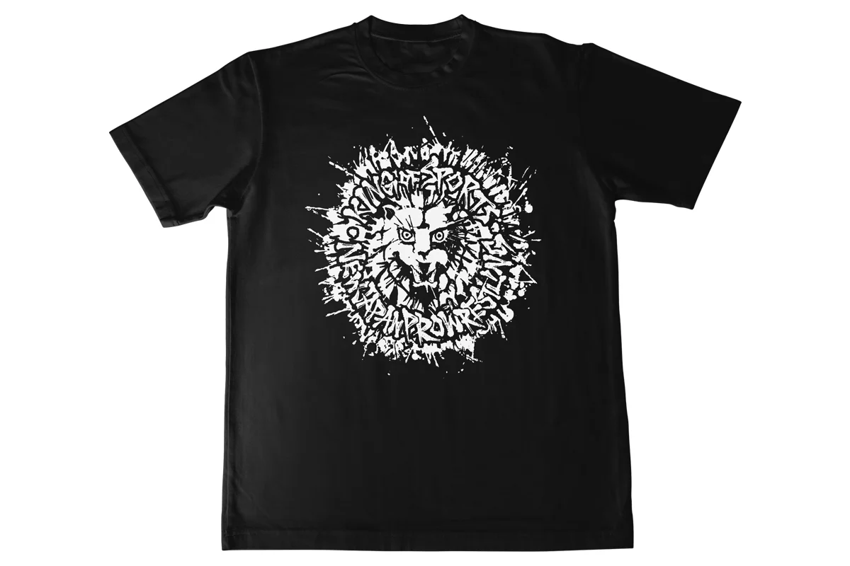 ライオンマーク ドライTシャツ（2025・ブラック×ホワイト）